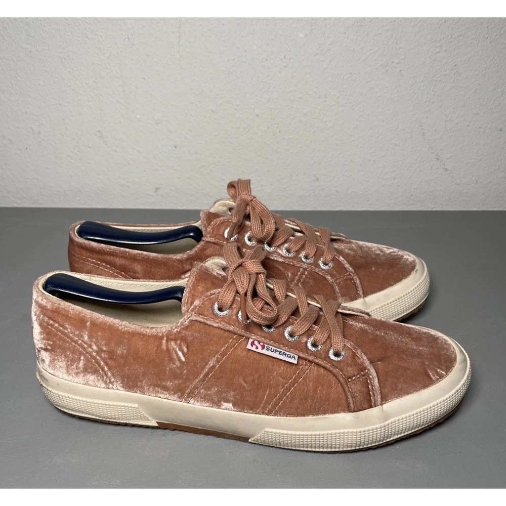 Superga Velour Velvet Sneakers Womens 10, Mens 8.‎ 5 Shoes